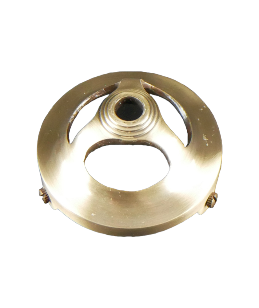 57mm Open Antique Brass Gallery Light Fitting John Moncrieff Ltd